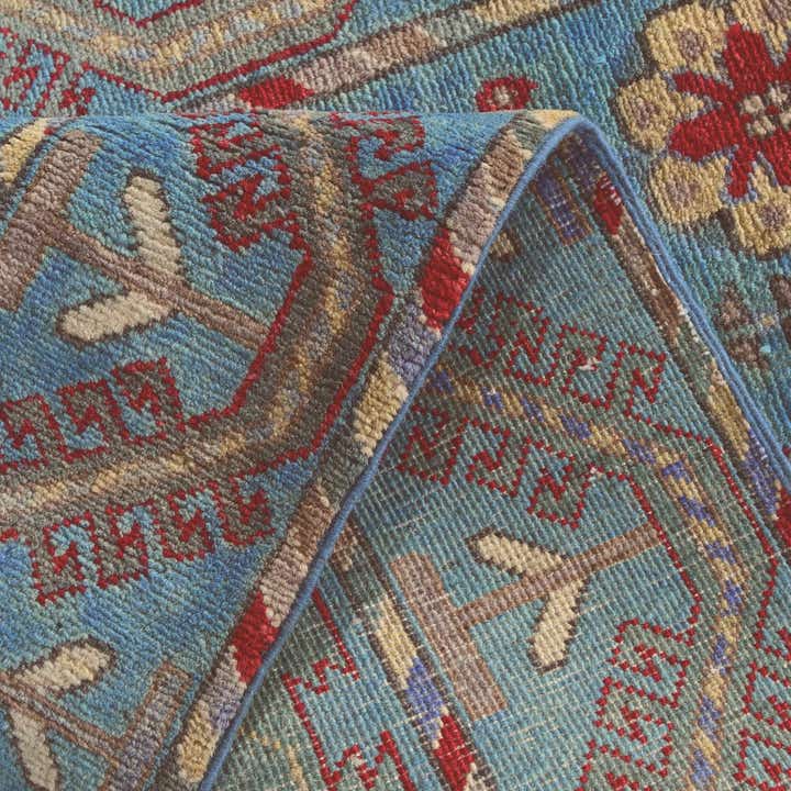 2' 9 x 10' 1 Hand Knotted Kazak Runner Rug
