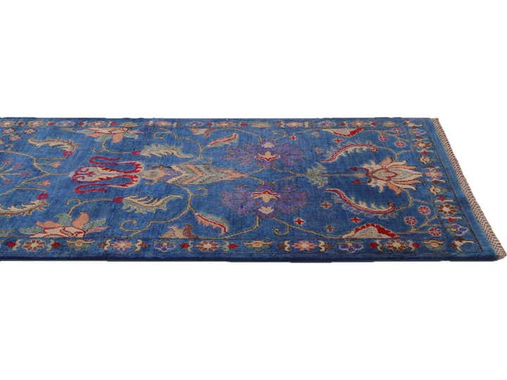 2' 9 x 9' 10 Hand Knotted Kazak Runner Rug
