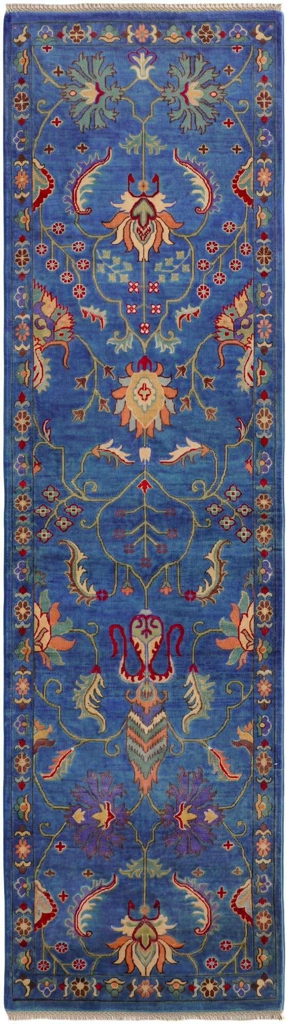 2' 9 x 9' 10 Hand Knotted Kazak Runner Rug