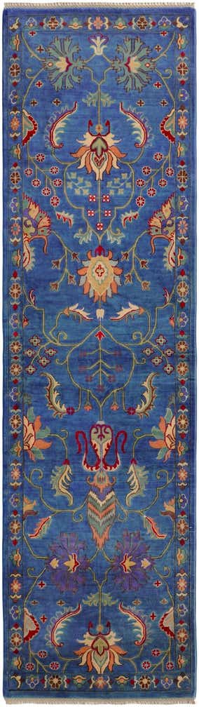 2' 9 x 9' 10 Hand Knotted Kazak Runner Rug