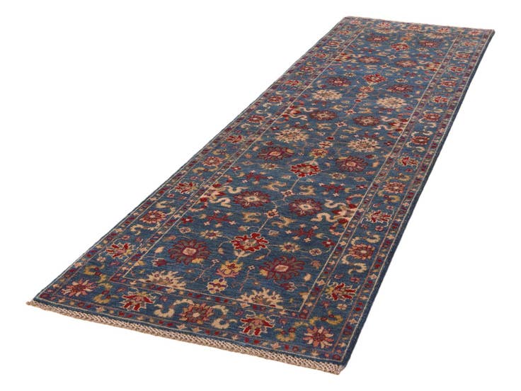 Detail image of 2' 8 x 9' 7 Hand Knotted Kazak Runner Rug