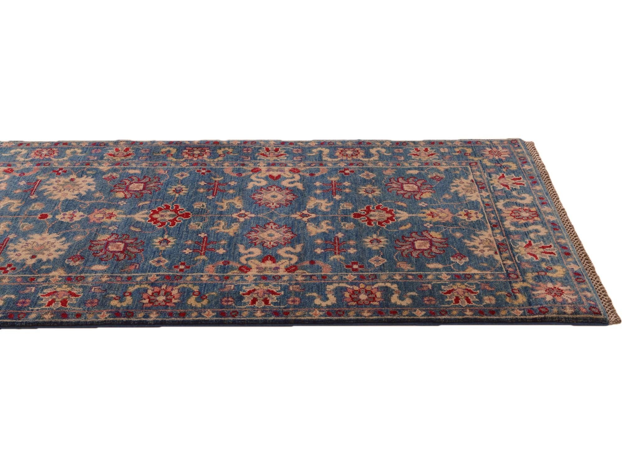 2' 8 x 9' 7 Hand Knotted Kazak Runner Rug