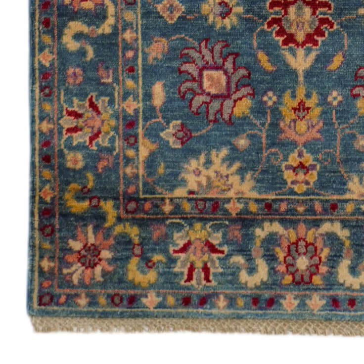Detail image of 2' 8 x 9' 7 Hand Knotted Kazak Runner Rug