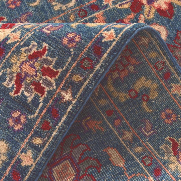 Detail image of 2' 8 x 9' 7 Hand Knotted Kazak Runner Rug
