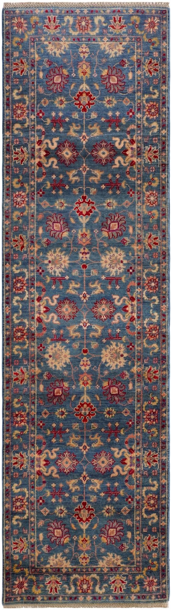 2' 8 x 9' 7 Hand Knotted Kazak Runner Rug