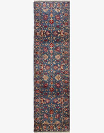 2' 8 x 9' 7 Hand Knotted Kazak Runner Rug