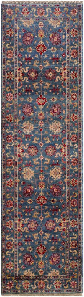 2' 8 x 9' 7 Hand Knotted Kazak Runner Rug