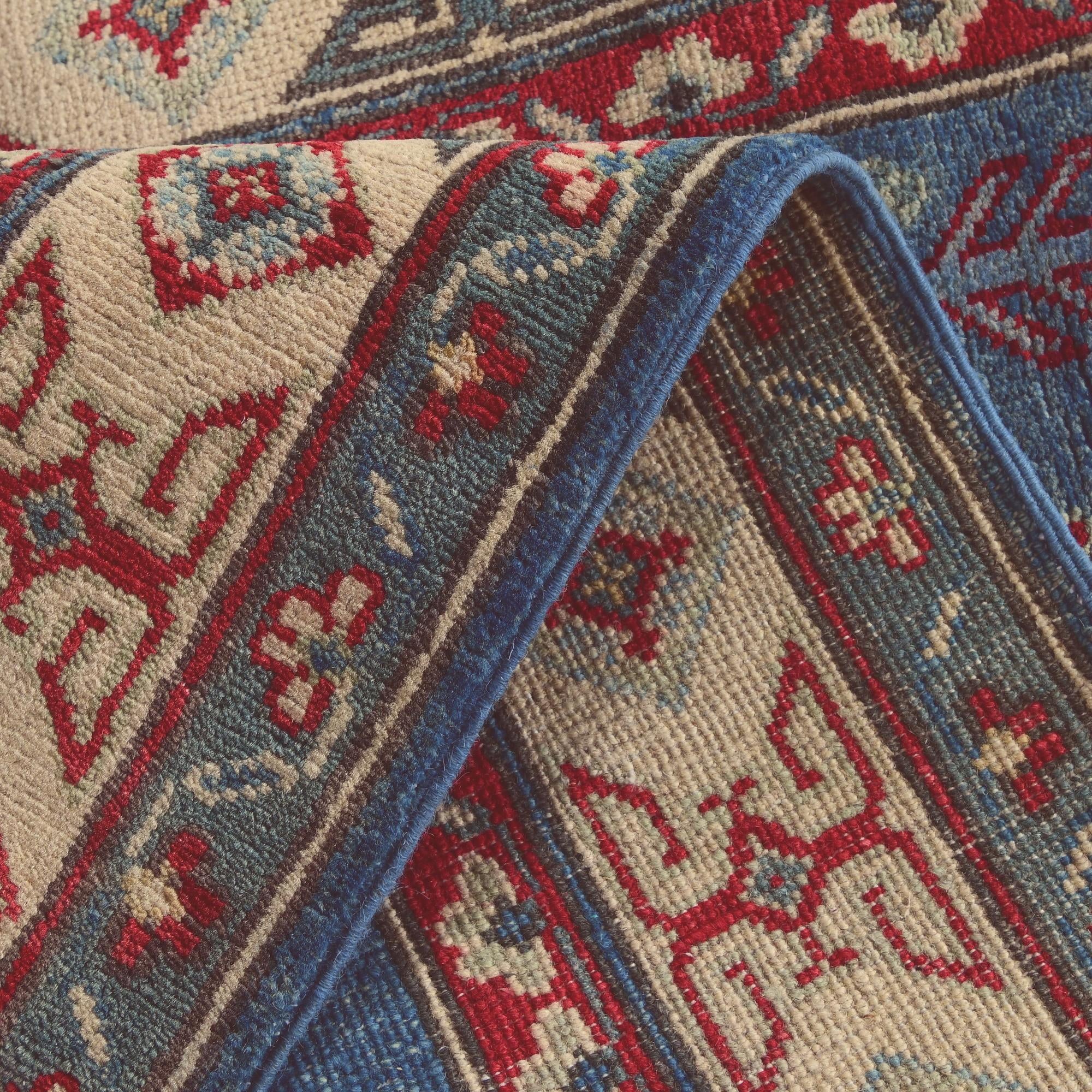 2' 9 x 8' 2 Hand Knotted Kazak Runner Rug