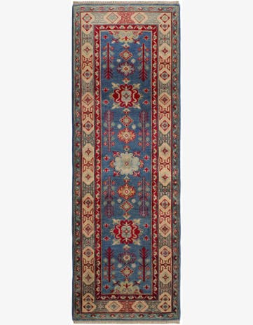 2' 9 x 8' 2 Hand Knotted Kazak Runner Rug