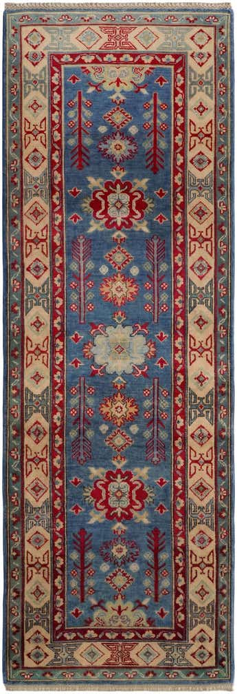 2' 9 x 8' 2 Hand Knotted Kazak Runner Rug