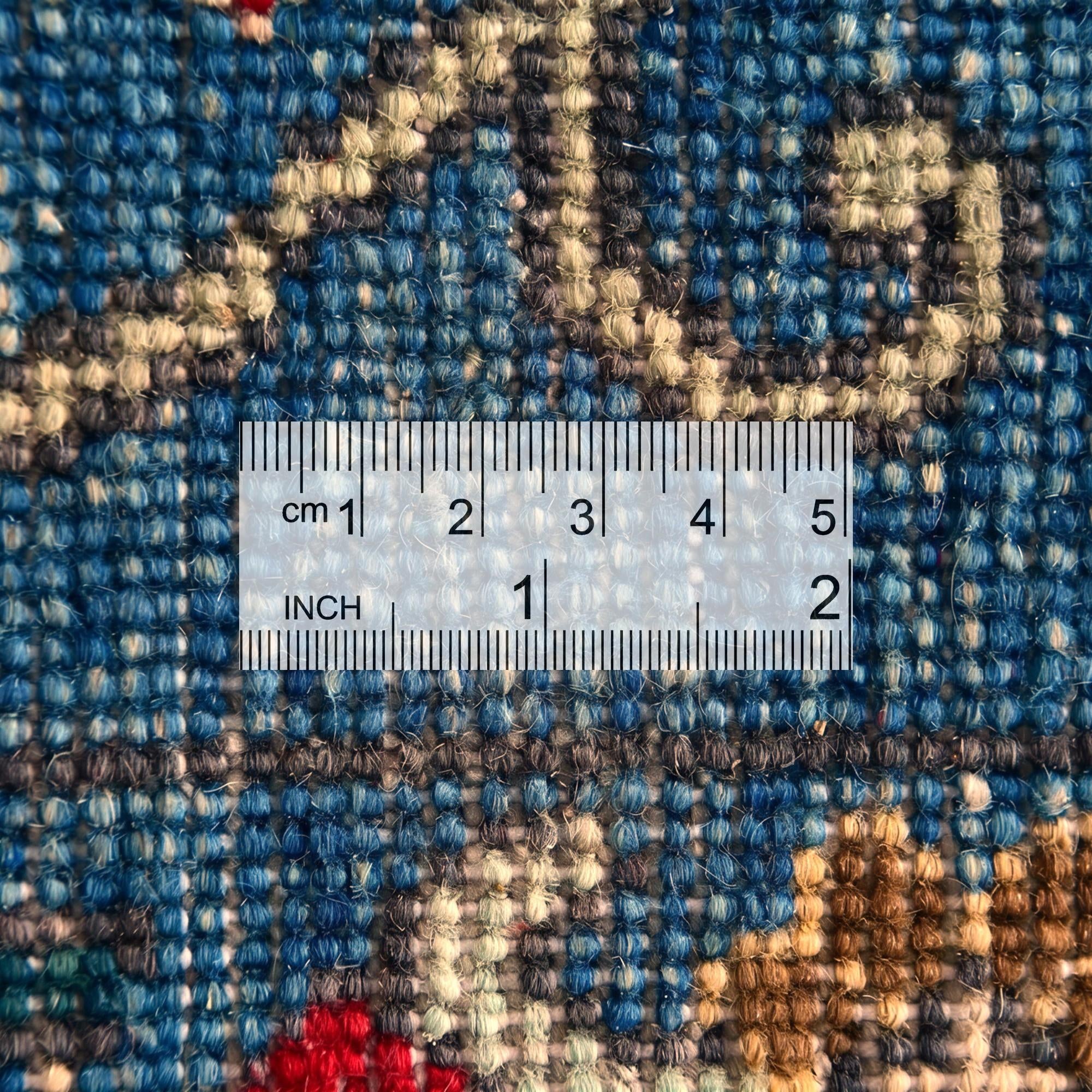 2' 11 x 9' 5 Hand Knotted Kazak Runner Rug