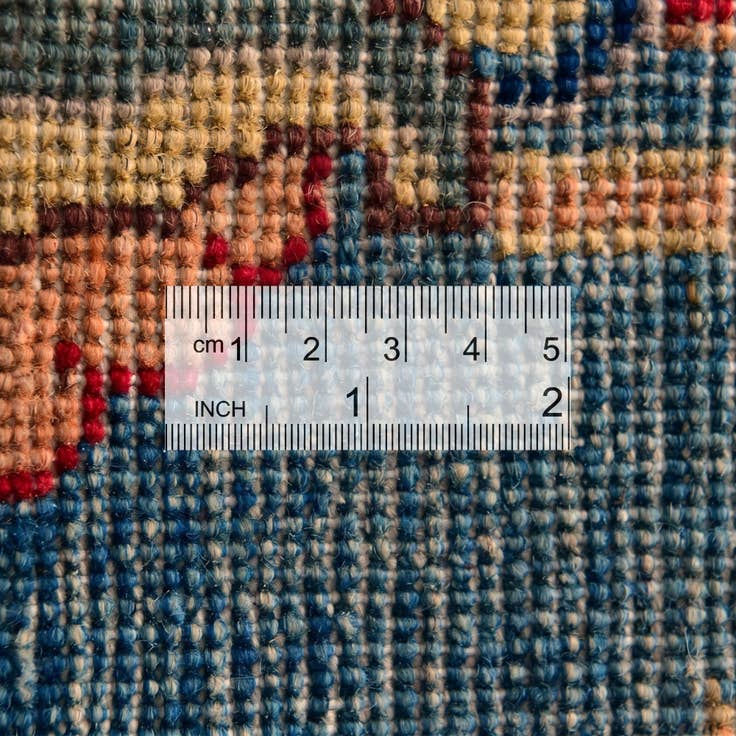 Detail image of 2' 8 x 9' 10 Hand Knotted Kazak Runner Rug