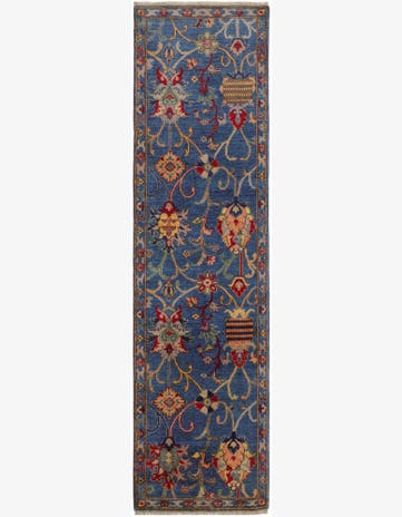 2' 8 x 9' 10 Hand Knotted Kazak Runner Rug