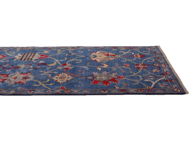 3' 3 x 13' Hand Knotted Kazak Runner Rug