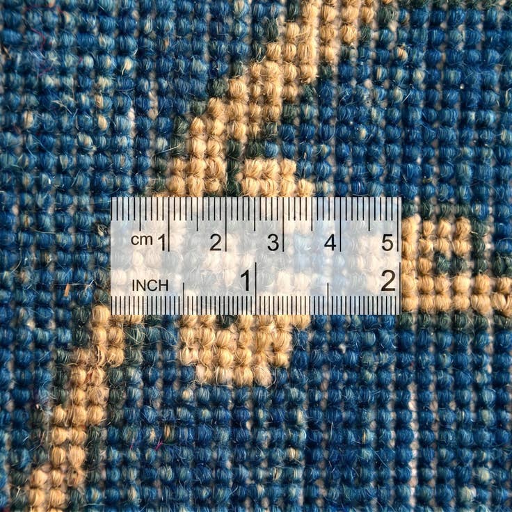 Detail image of 3' 3 x 13' Hand Knotted Kazak Runner Rug
