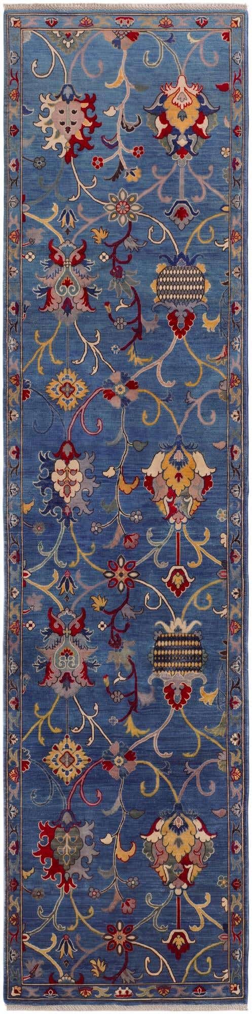 3' 3 x 13' Hand Knotted Kazak Runner Rug
