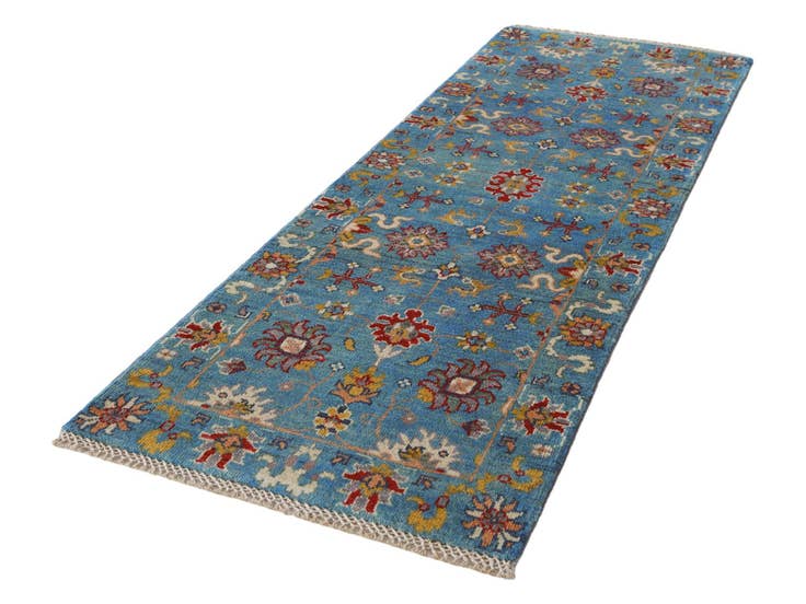 Detail image of 2' 2 x 6' 1 Hand Knotted Kazak Runner Rug
