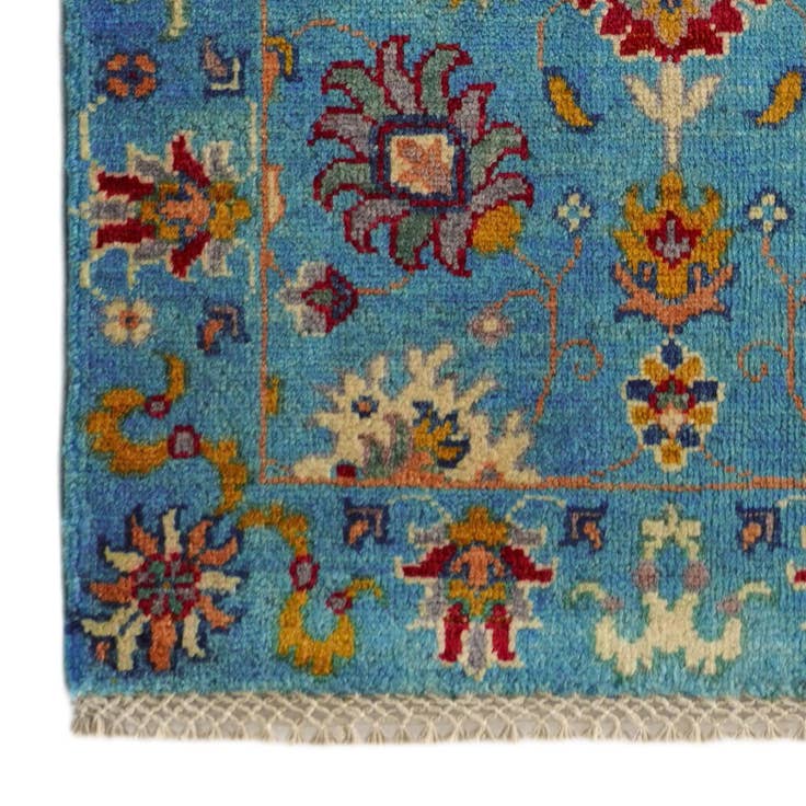Detail image of 2' 2 x 6' 1 Hand Knotted Kazak Runner Rug