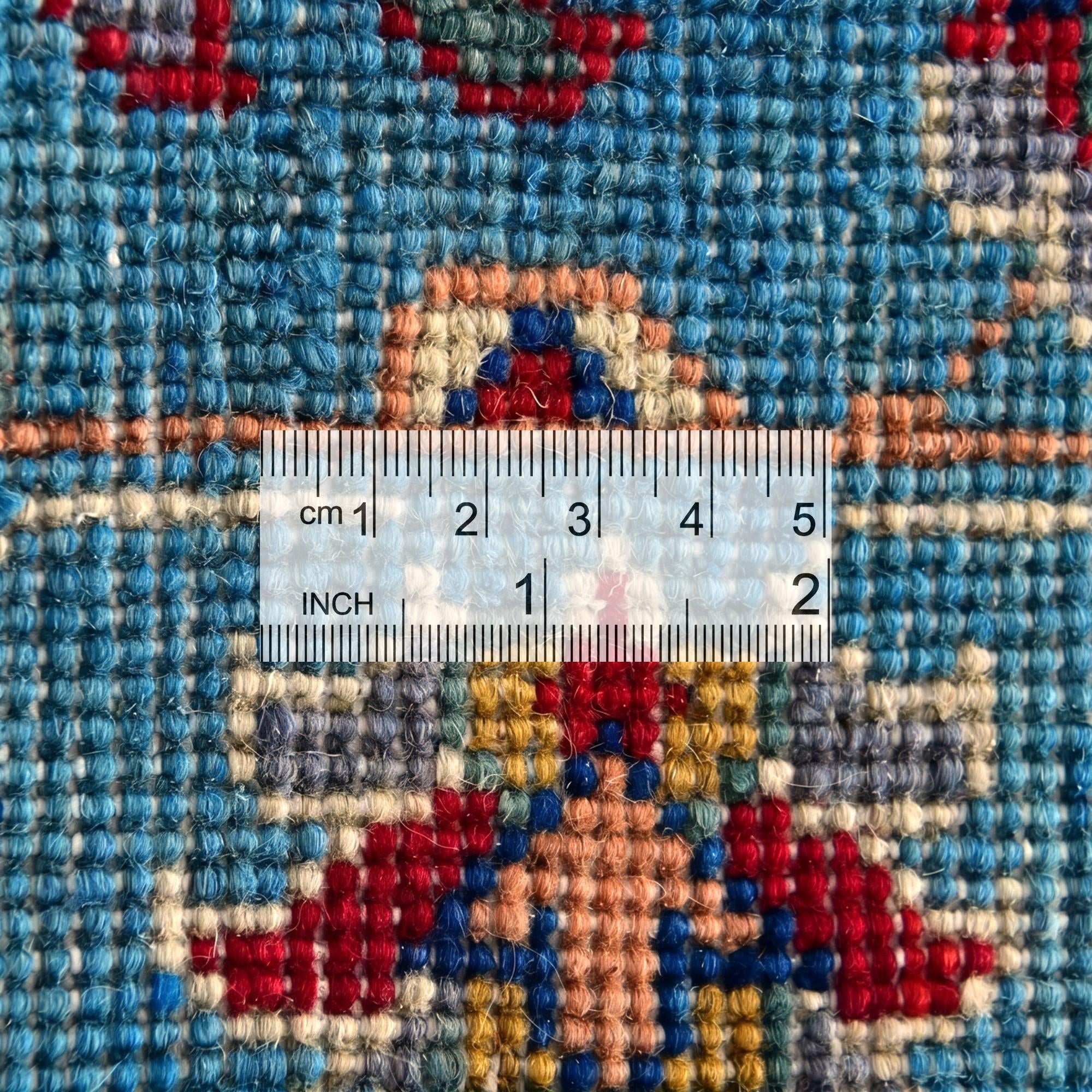 2' 2 x 6' 1 Hand Knotted Kazak Runner Rug
