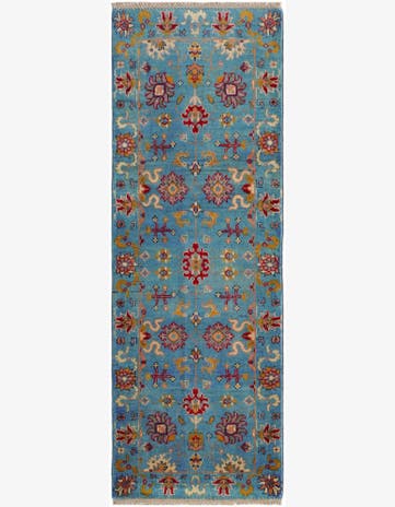2' 2 x 6' 1 Hand Knotted Kazak Runner Rug