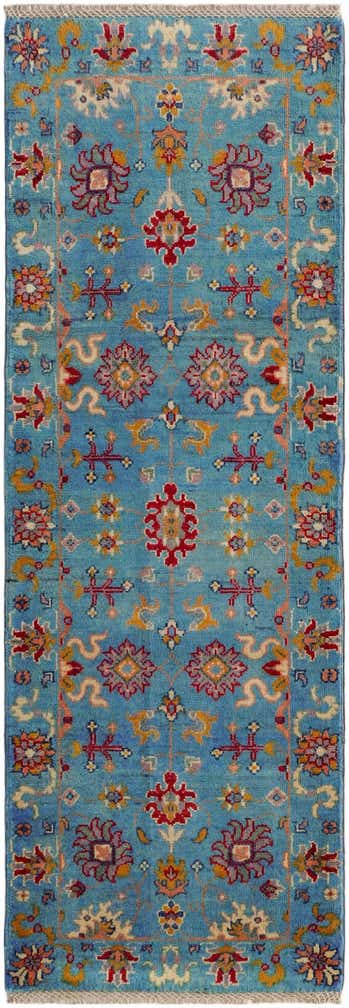 2' 2 x 6' 1 Hand Knotted Kazak Runner Rug