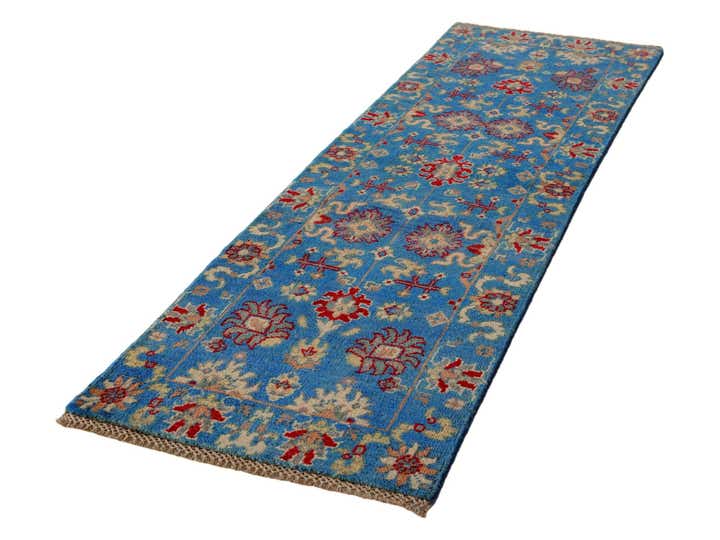 1' 10 x 6' 3 Hand Knotted Kazak Runner Rug