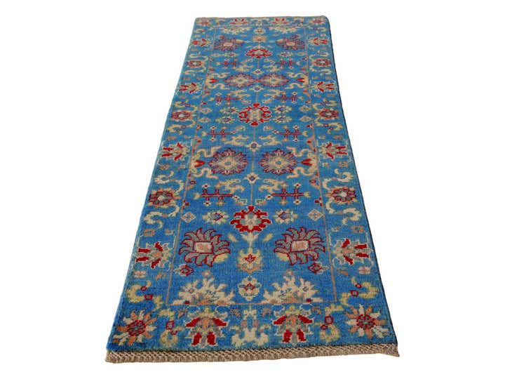 1' 10 x 6' 3 Hand Knotted Kazak Runner Rug