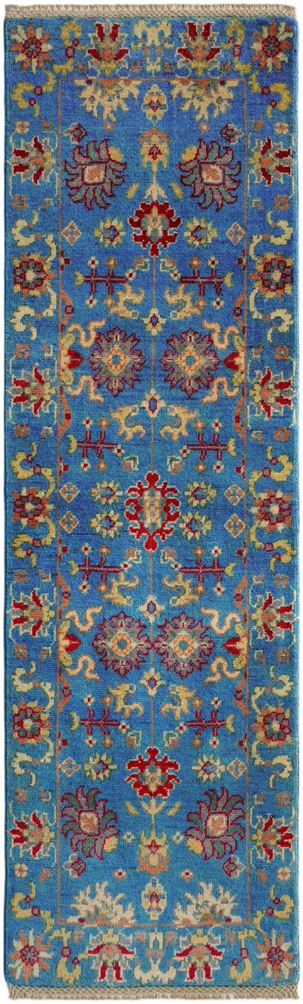 1' 10 x 6' 3 Hand Knotted Kazak Runner Rug