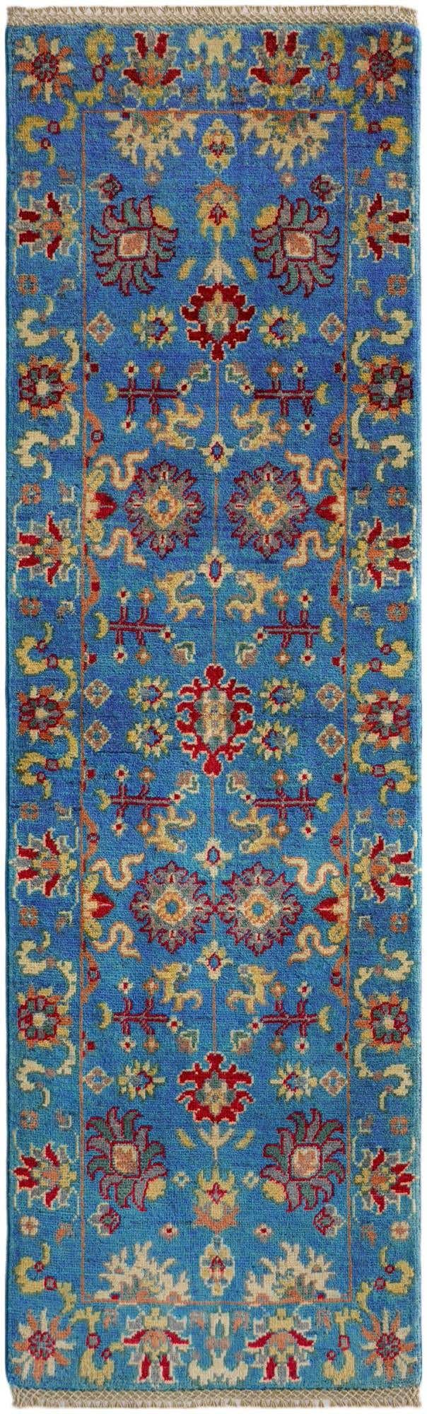 1' 10 x 6' 3 Hand Knotted Kazak Runner Rug