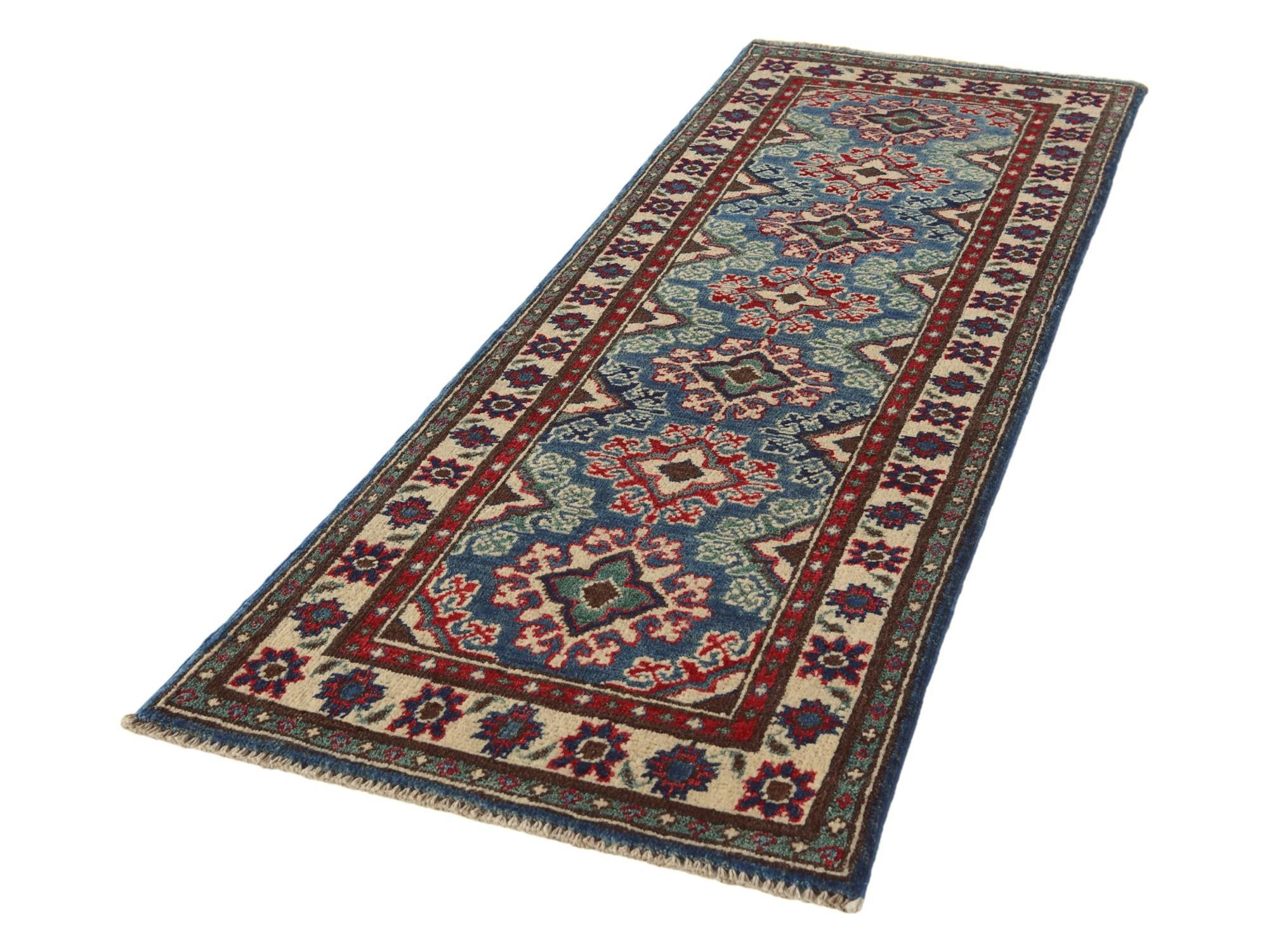 2' x 5' 10 Hand Knotted Kazak Runner Rug