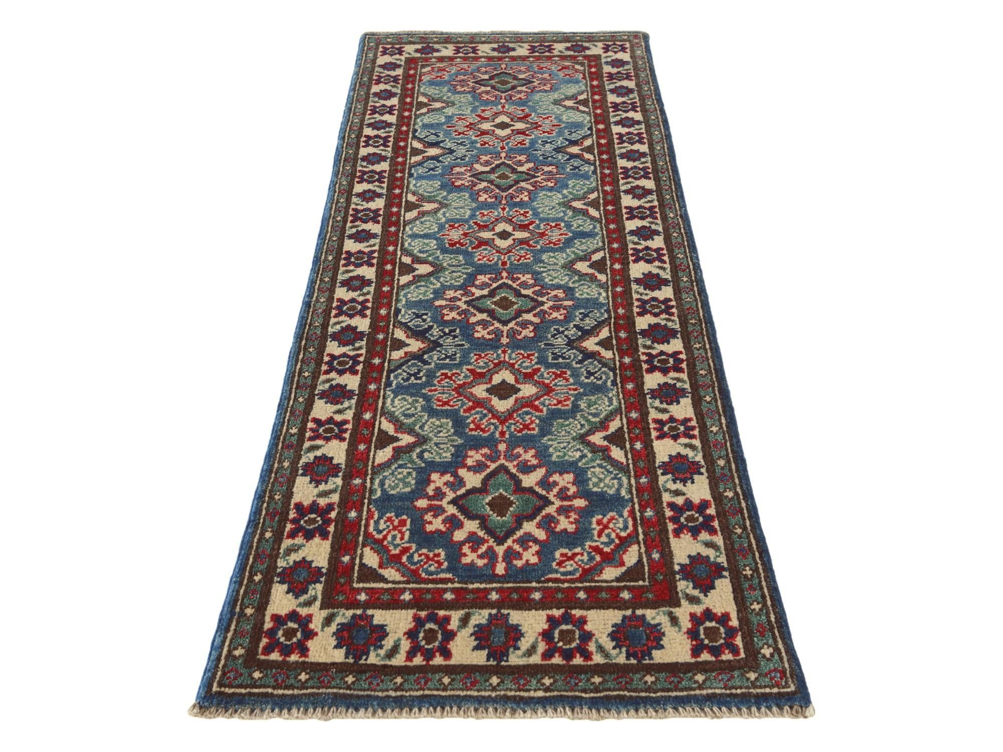 2' x 5' 10 Hand Knotted Kazak Runner Rug