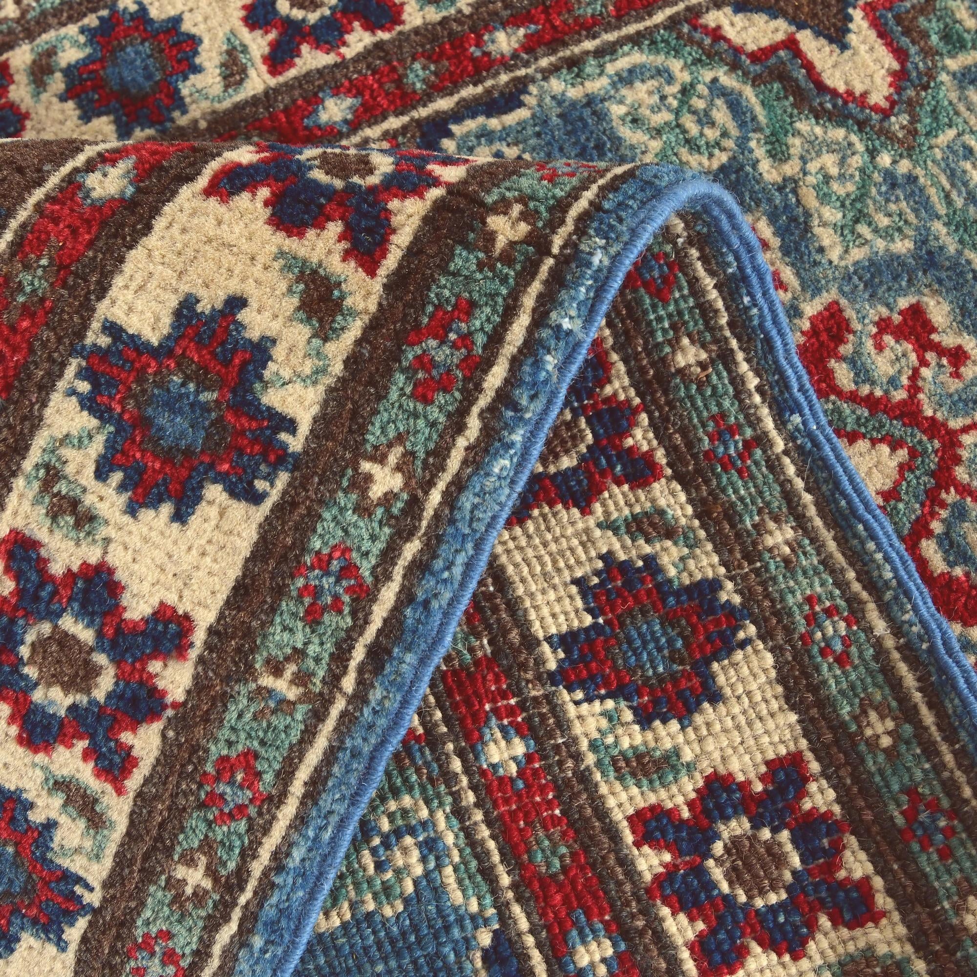 2' x 5' 10 Hand Knotted Kazak Runner Rug