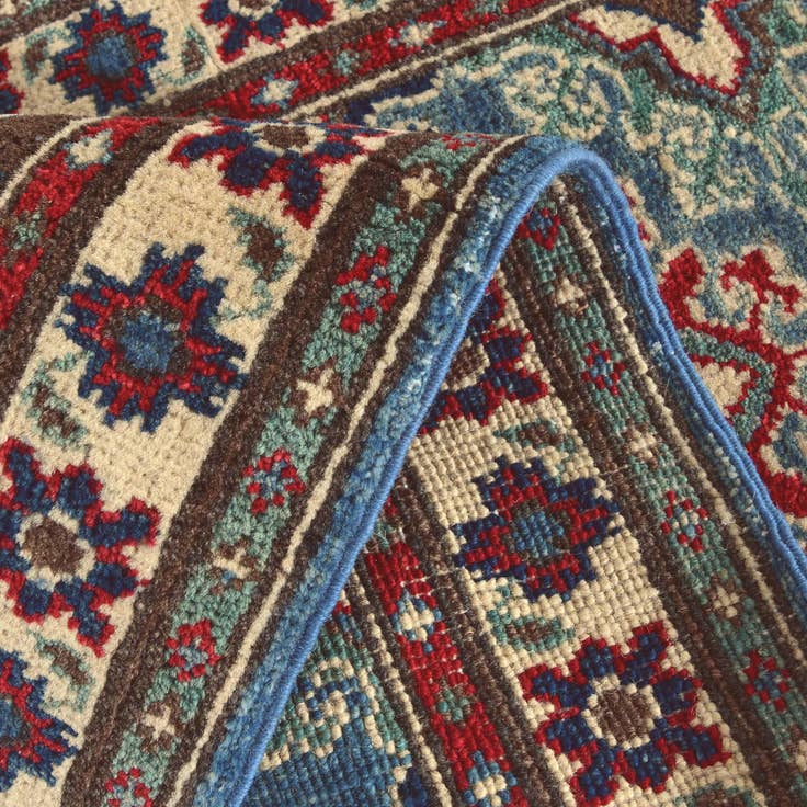 Detail image of 2' x 5' 10 Hand Knotted Kazak Runner Rug