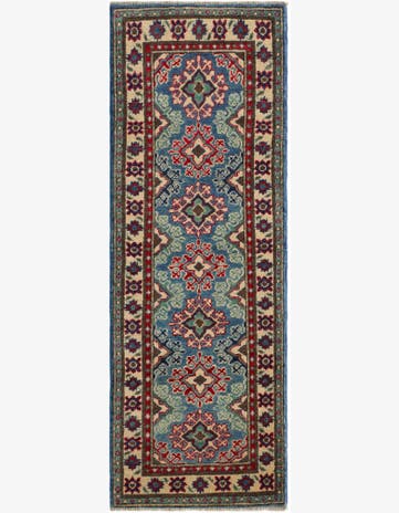 2' x 5' 10 Hand Knotted Kazak Runner Rug