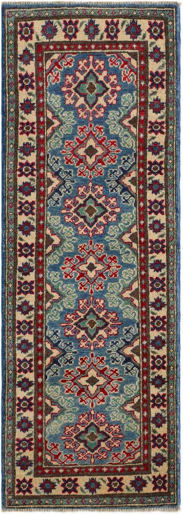 2' x 5' 10 Hand Knotted Kazak Runner Rug