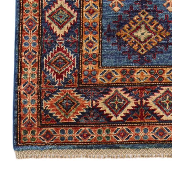 2' 9 x 9' 2 Hand Knotted Kazak Runner Rug