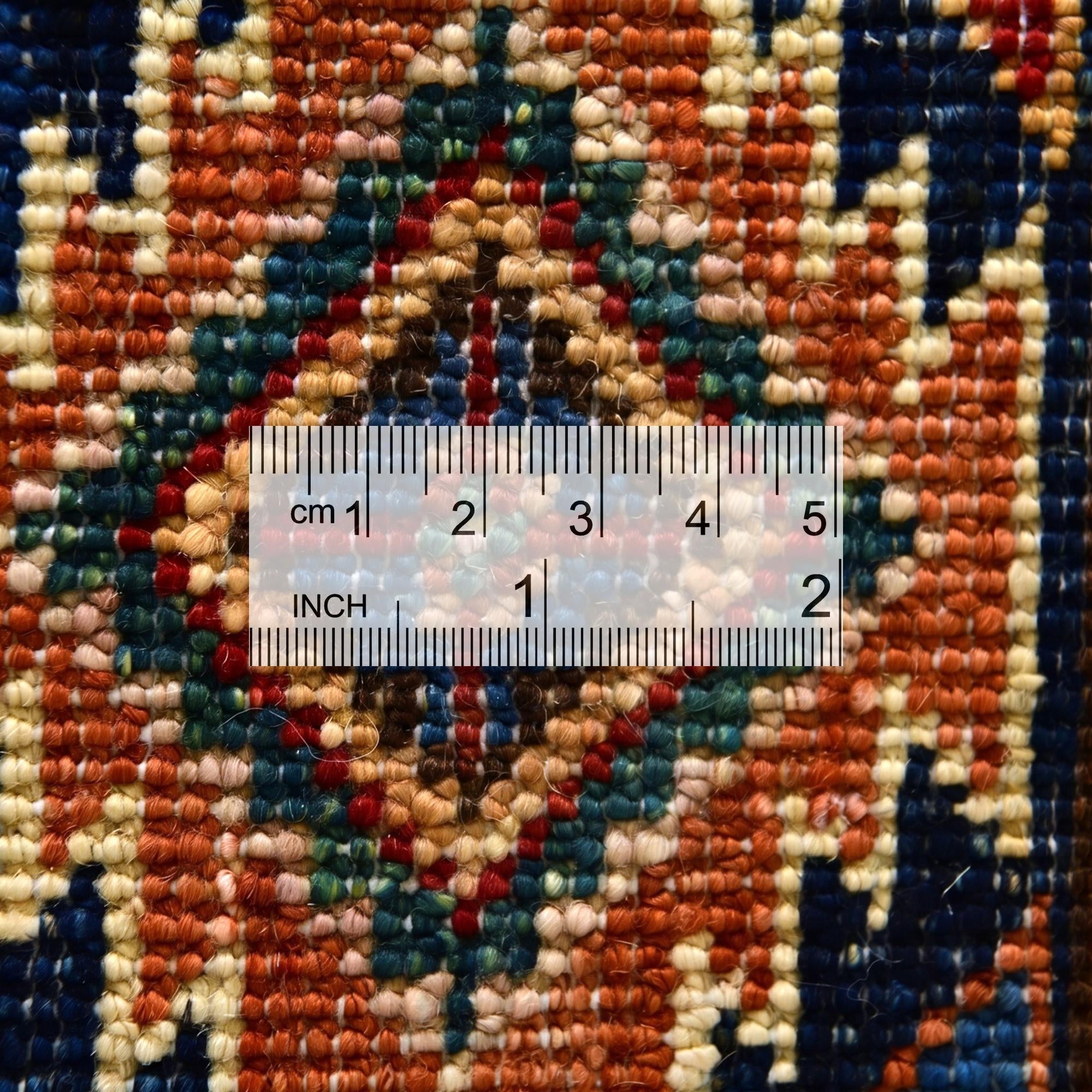 2' 9 x 9' 2 Hand Knotted Kazak Runner Rug