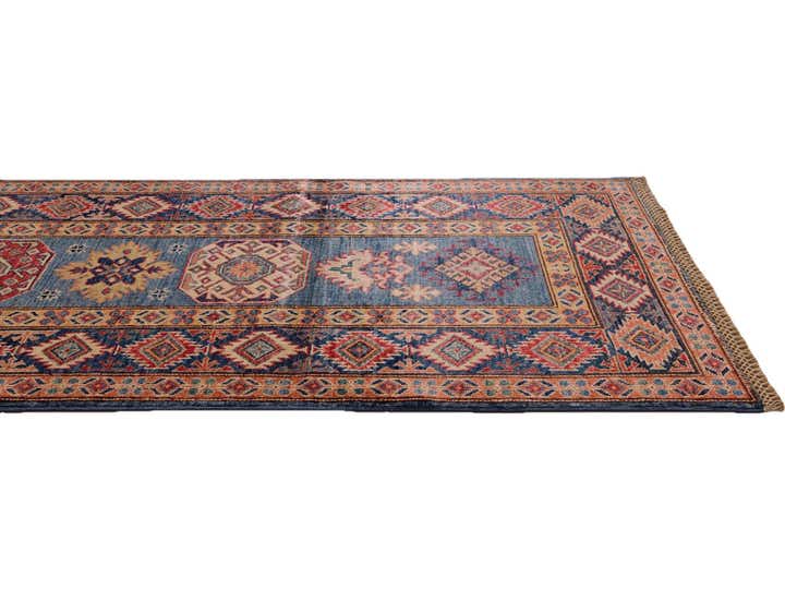 2' 8 x 9' 1 Hand Knotted Kazak Runner Rug