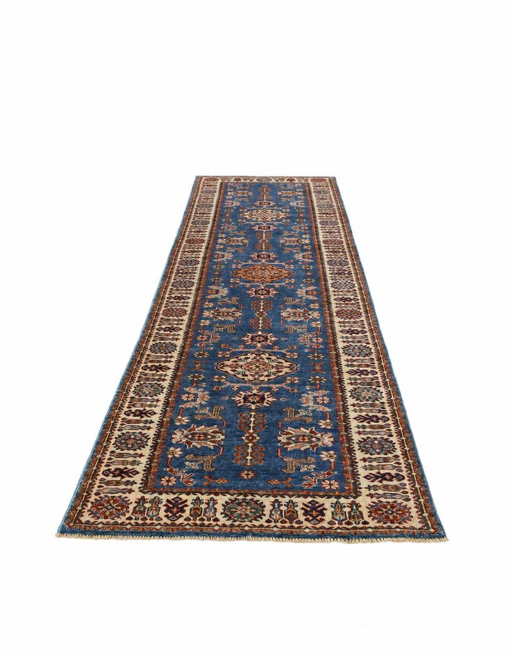 Detail image of 2' 7 x 10' Hand Knotted Kazak Runner Rug