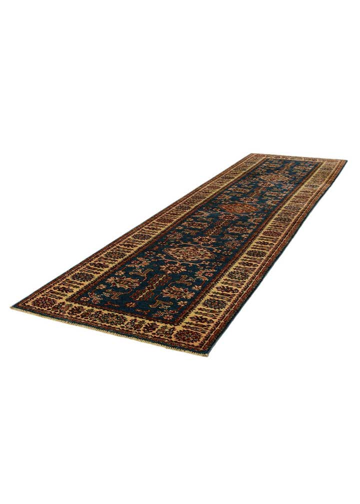 2' 9 x 10' 2 Hand Knotted Kazak Runner Rug