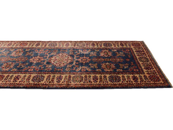 2' 9 x 10' 2 Hand Knotted Kazak Runner Rug