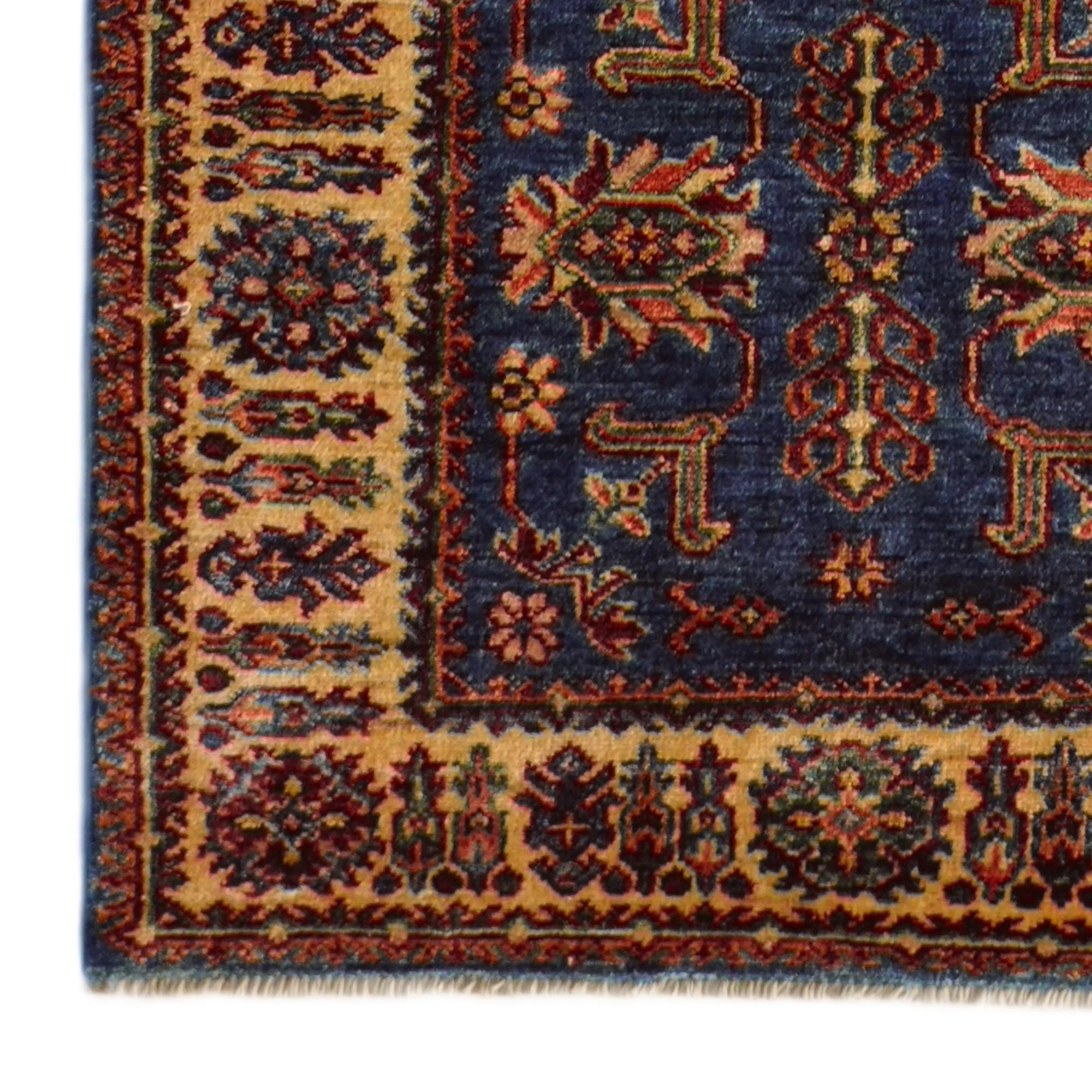 2' 9 x 10' 2 Hand Knotted Kazak Runner Rug