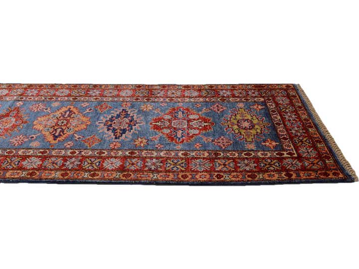 2' 8 x 10' 4 Hand Knotted Kazak Runner Rug