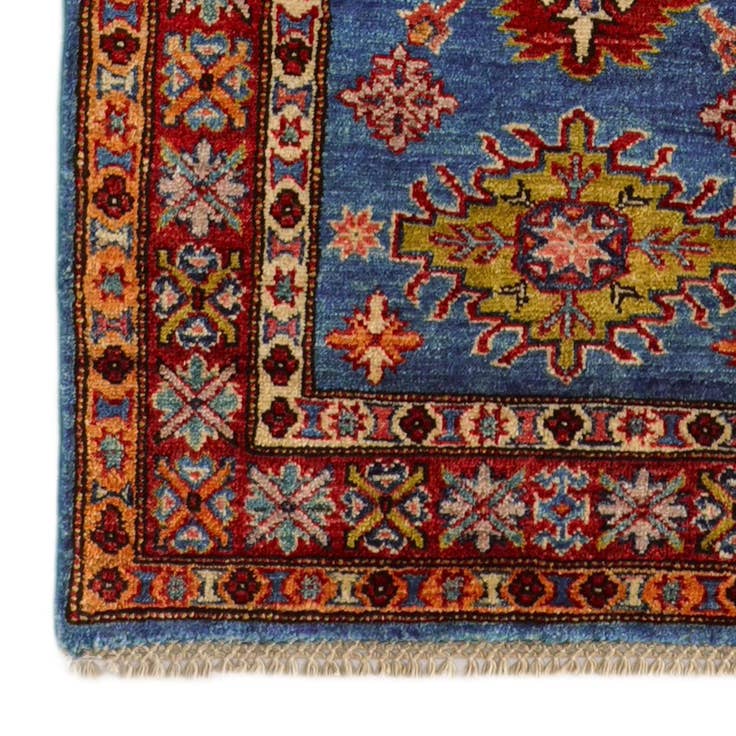 Detail image of 2' 8 x 10' 4 Hand Knotted Kazak Runner Rug