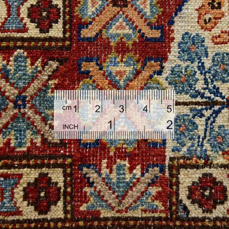 Detail image of 2' 8 x 10' 4 Hand Knotted Kazak Runner Rug