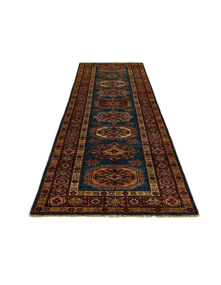 Detail image of 2' 8 x 10' Hand Knotted Kazak Runner Rug