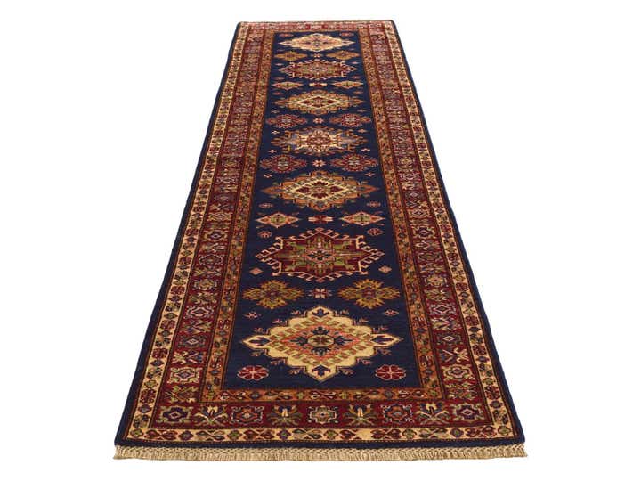 2' 8 x 10' 3 Hand Knotted Kazak Runner Rug