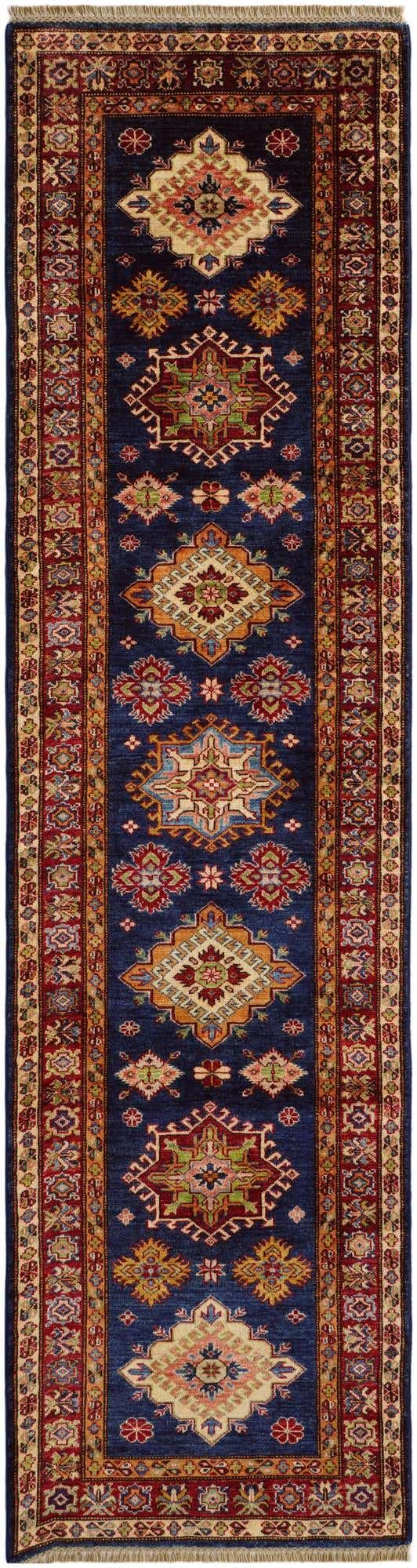 2' 8 x 10' 3 Hand Knotted Kazak Runner Rug