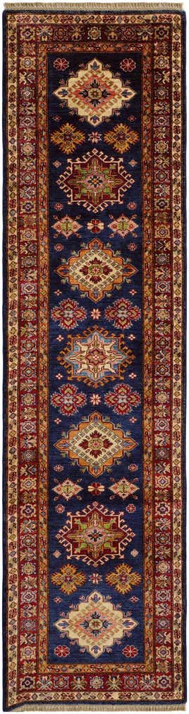 2' 8 x 10' 3 Hand Knotted Kazak Runner Rug