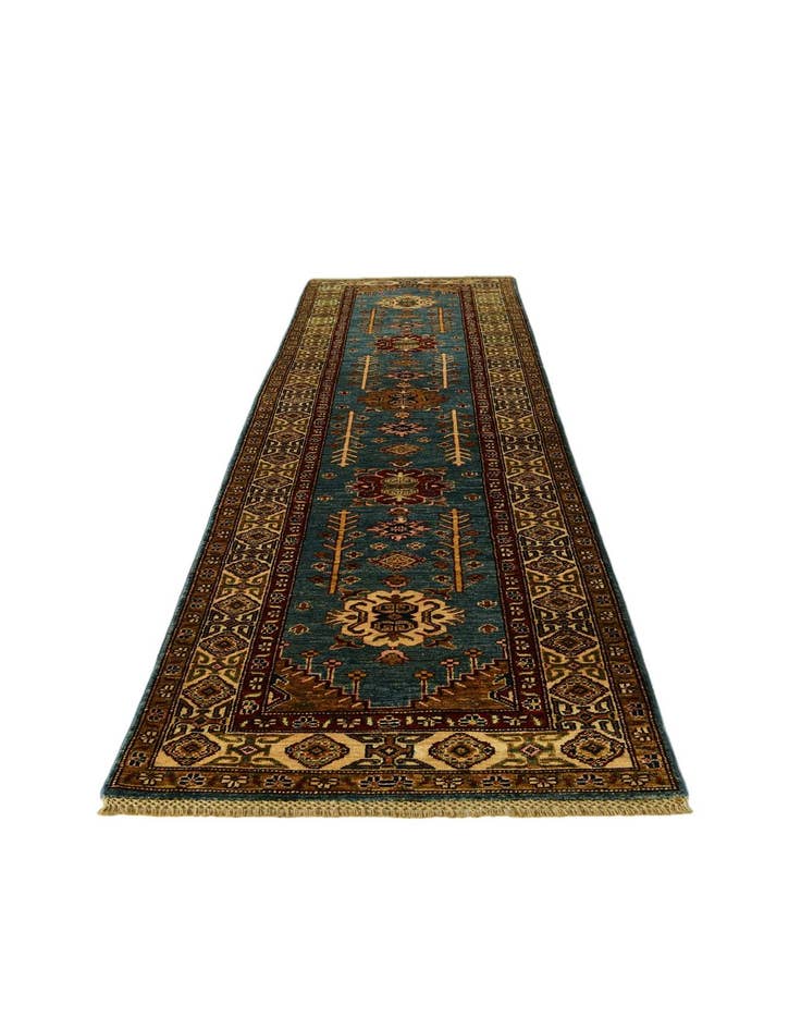 Detail image of 2' 9 x 10' 11 Hand Knotted Kazak Runner Rug
